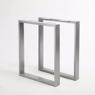 Hotel Design Suporte de mesa de aço inoxidável com estrutura de suporte triangular de alumínio