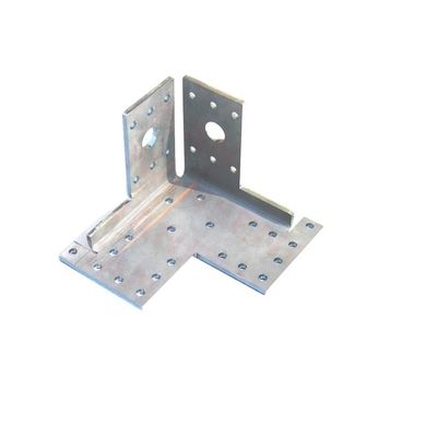 90 graus L Forma de aço Corner Bracket Estampagem Hardware Parte 0.1-3.0mm espessura