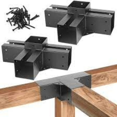 Preços razoáveis Kit de suportes de pergola de aço para peças de ar condicionado de tamanho personalizado
