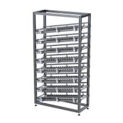 Melhore o seu armazenamento com um rack de armazenamento de alumínio sem parafusos de cor e espessura personalizados
