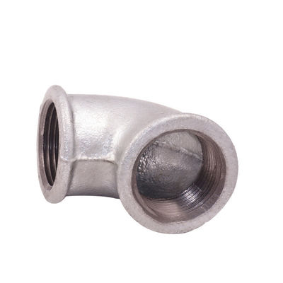 Conexão de flange Acessórios de tubos de aço galvanizado de carbono Cotovelos metálicos com materiais