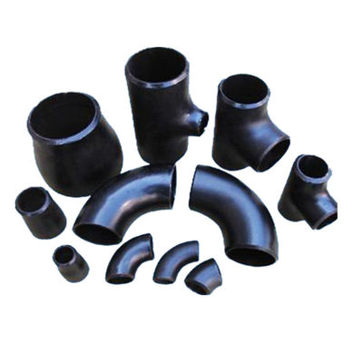 Conexão de flange Acessórios de tubos de aço galvanizado de carbono Cotovelos metálicos com materiais