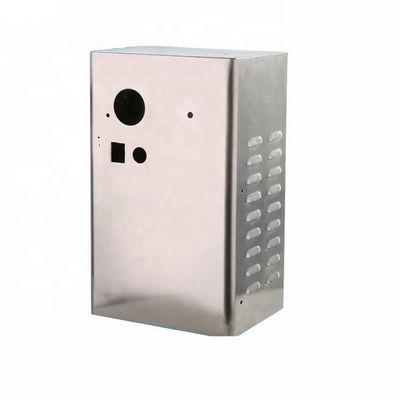 Casca de alojamento de chapa de metal personalizada com tecnologia de corte e dobra a laser de alta precisão