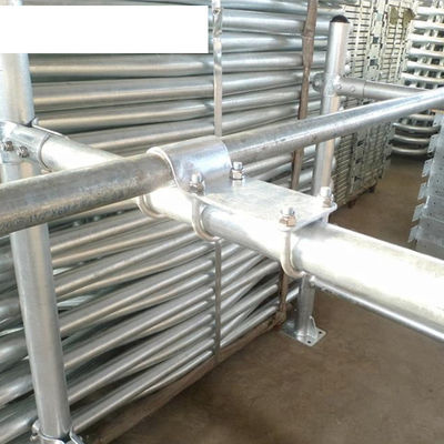 Ferrovias de pescoço flutuante e laços flexíveis Sistema de resistência livre de gado leiteiro para explorações duradouras