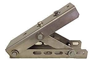 Roof Rack Cage Gutter Mount Brackets Construção de aço galvanizado