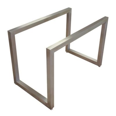 Quadro de base de mesa de barra de metal com acabamento ajustável e preto