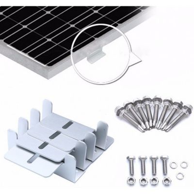 Suporte de painel solar ajustável de alumínio de cor personalizada de Hebei para acessórios solares