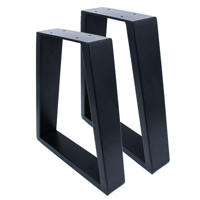 Customizado Preto Ferro forjado X Forma de Mesa Metal de Ferro Fundido Banco de Jantar pernas de mesa de café