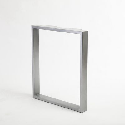 Hotel Design Suporte de mesa de aço inoxidável com estrutura de suporte triangular de alumínio