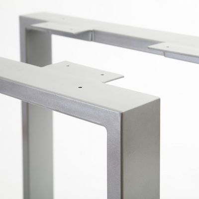 Hotel Design Suporte de mesa de aço inoxidável com estrutura de suporte triangular de alumínio