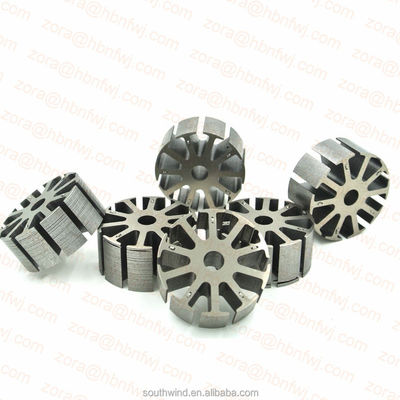 ISO/TS 16949 2000 Rotor e estator de laminação de aço de silício personalizados certificados para motor