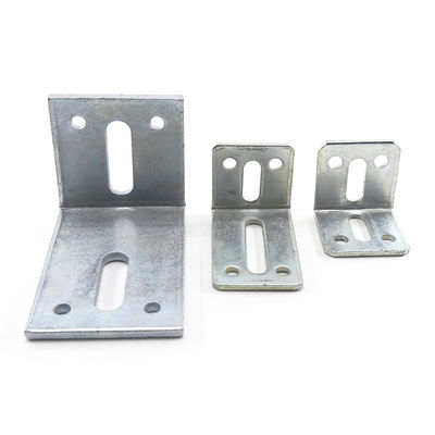 Logotipo personalizado galvanizado Flat Corner Bracket para máquinas de construção não padrão