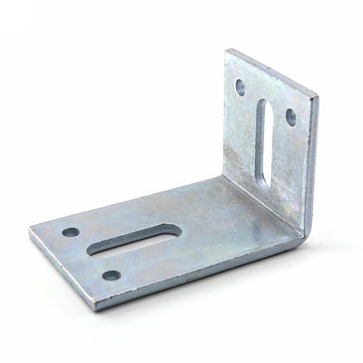 Logotipo personalizado galvanizado Flat Corner Bracket para máquinas de construção não padrão