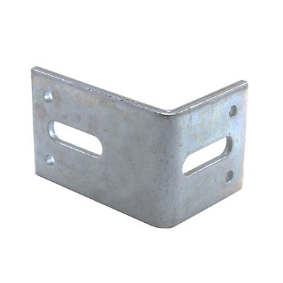 Logotipo personalizado galvanizado Flat Corner Bracket para máquinas de construção não padrão