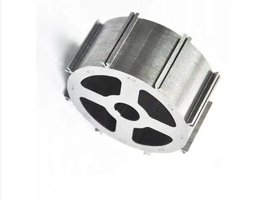 Rotor de estampação de núcleo de ferro de chapa de aço de silício e estator para aplicações personalizadas