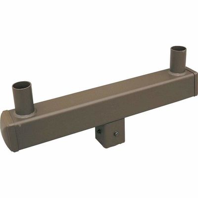 Teno Vertical Duplo Quadrado para postes de iluminação de rua