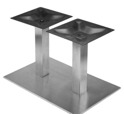 Pernas de mesa de metal personalizadas projetadas com estrutura de bracket triangular não padrão