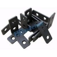 Conector de madeira, suportes metálicos para madeira, alumínio e cobre, partes metálicas de chapa de aço carbono