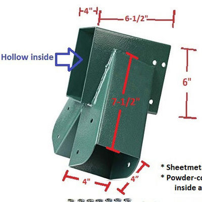 Fácil Instalação 1-2-3 Acero pesado A-Frame Swing Bracket com estrutura de bracket triangular