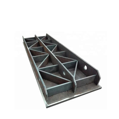 Peças de solda de metal de tamanho personalizado para fabricação e montagem de estruturas de aço pesado