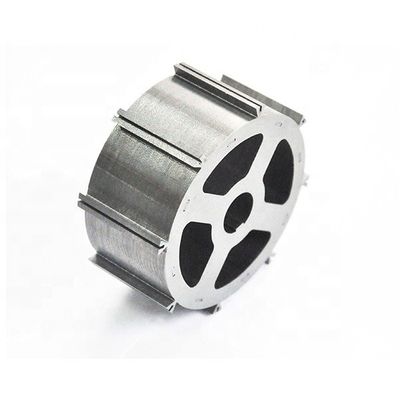 Contrato Padrão 120 mm Custom Brushless DC Motor Winding Stator e Rotor Assembly com eixo do rotor