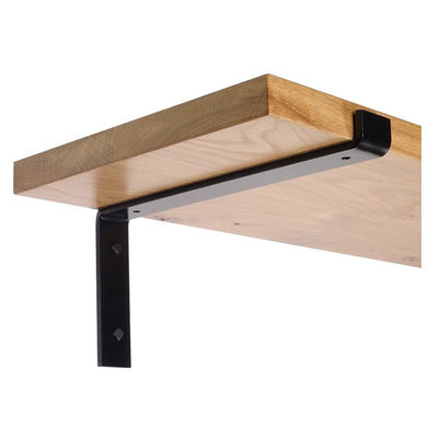 Bracket de prateleira de parede flutuante oculta sem esforço para instalação de cozinha e banheiro