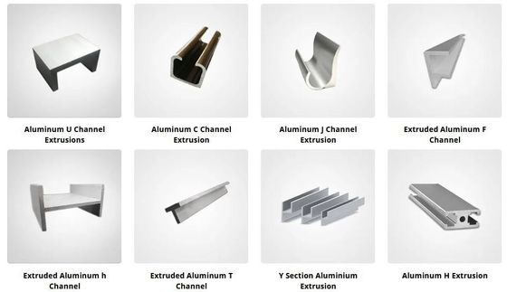 Processos de Estampagem Antiderrapante de Alumínio Personalizados Barras de Ângulo de Metal Tubo Girders Canais Quadrado