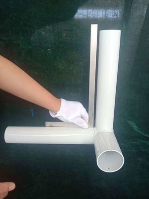 90 graus. Pólus de espigas duplas Supremo suporte de montagem com estrutura de lado único e qualquer cor