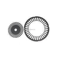 Formação de folhas de rotor e estator de aço de silício para fabricação de motores sem escovas de corrente contínua
