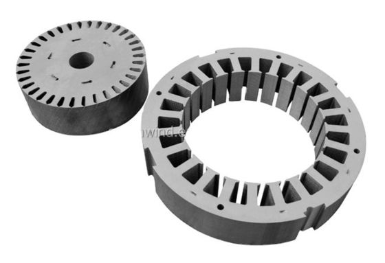 Estator e rotor de apagamento de alta frequência para motor de eixo leve
