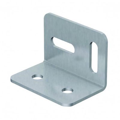 Customizado OEM Custom de aço inoxidável brace de canto reto Bracket com revestimento em pó