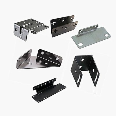 Customizado OEM Custom de aço inoxidável brace de canto reto Bracket com revestimento em pó