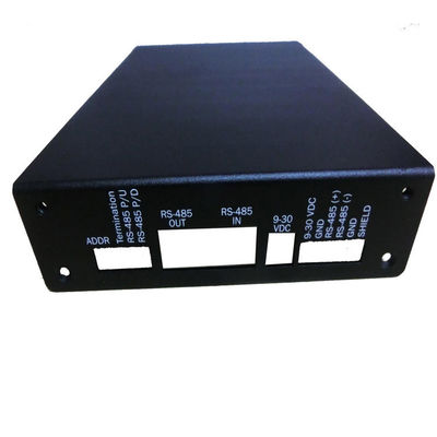 Mobiliário de chapa de metal personalizada Estampagem de aço caixa de junção revestida de preto gabinetes eletrônicos