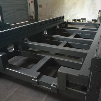 Serviço profissional de fabricação e soldadura de chapas metálicas estruturadas de suportes unilaterais não normalizados