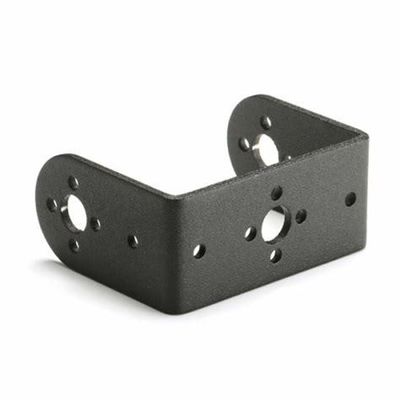 ISO 1461 Padrão Armário Mounting Prateleira em forma de U Metal Bracket Estampagem duradoura