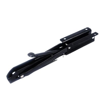 Padrão de bracket de prateleira de madeira preta com bracket e estrutura de lado único personalizados