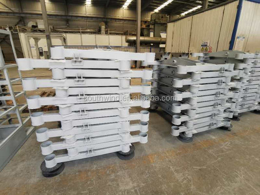 3-10 mm Espessura Estrutura pesada Estrutura de aço Fábricação de solda para postes de luz de rua
