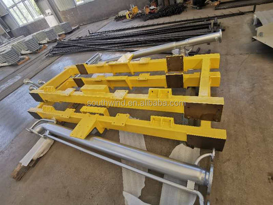 3-10 mm Espessura Estrutura pesada Estrutura de aço Fábricação de solda para postes de luz de rua
