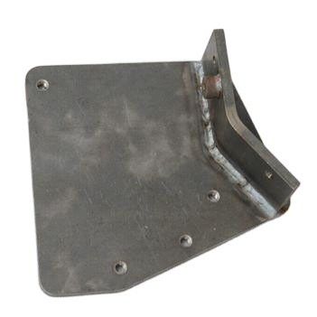 Partes de solda de estampação de metal personalizadas fabricadas com base de pedestal de aço electrogalvanizado