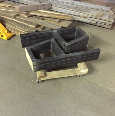 DIY Tubos Quadrados Móveis pernas para café computador deck banco rústico 290g