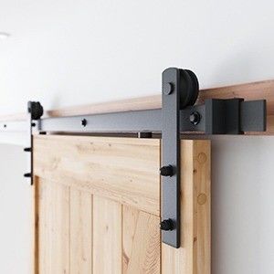 Kit de hardware de porta de celeiro deslizante resistente para indústria