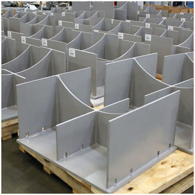 Peças de soldadura de estampação de chapa de corte de aço galvanizado de aço inoxidável de 5 mm 8 mm