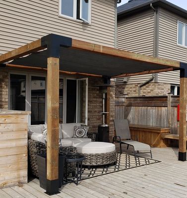 Brackets de pérgola de tamanho modular com espessura de 1 mm-12 mm e certificado ISO9001 2015