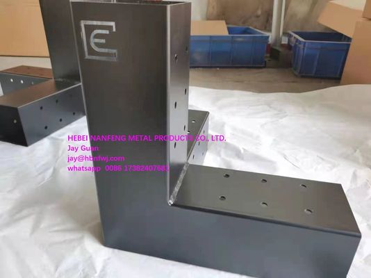 Kit de pergola de suportes de aço com tamanho personalizado e suporte de madeira elevado 4x4 madeira