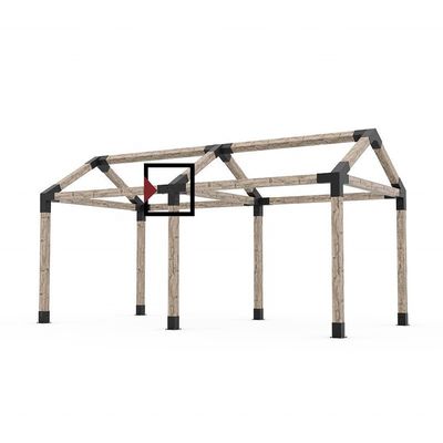 Melhore o seu kit de pérgola com 6x6 ombros de madeira e parafusos de atraso 1mm-12mm de espessura