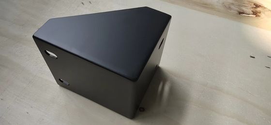 Peças de tubos de soldadura de metal preto para uso externo