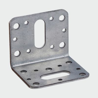Bracket de prateleira L de trabalho pesado personalizado para prateleiras abertas de hardware de bricolage Processos de moagem