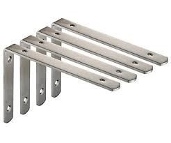 Bracket de prateleira L de trabalho pesado personalizado para prateleiras abertas de hardware de bricolage Processos de moagem