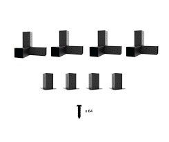 Inspeção interna/terceira parte para o kit de suportes de pergola de aço personalizado de Hebei