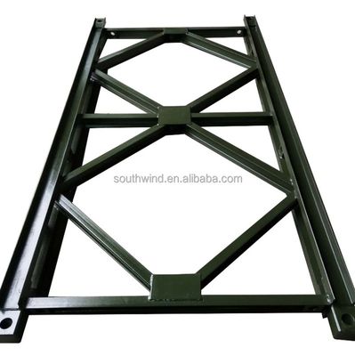 Componente de ponte de aço personalizado Truss de estrutura vertical para construção de casas de liga ou não